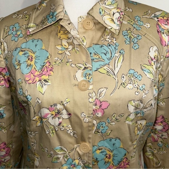 OSCAR De La Renta Women's Floral Jacket Size 10 - Picture 4 of 10